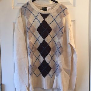 NWT RG512 Men’s Argyle pattern sweater